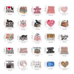 small-sized reading book stickers for water bottles, laptops, and book lovers, Kindle stickers. - Image 4