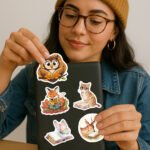 Children's Reading Stickers, Holographic Star Laser Stationery, Toy Gift, DIY Decoration, Waterproof Children's Stickers - Image 3