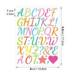 1-inch letter sticker set with glossy finish, handwriting-friendly, stationery, toy, Kindle decoration, letters and numbers stickers. - Image 5